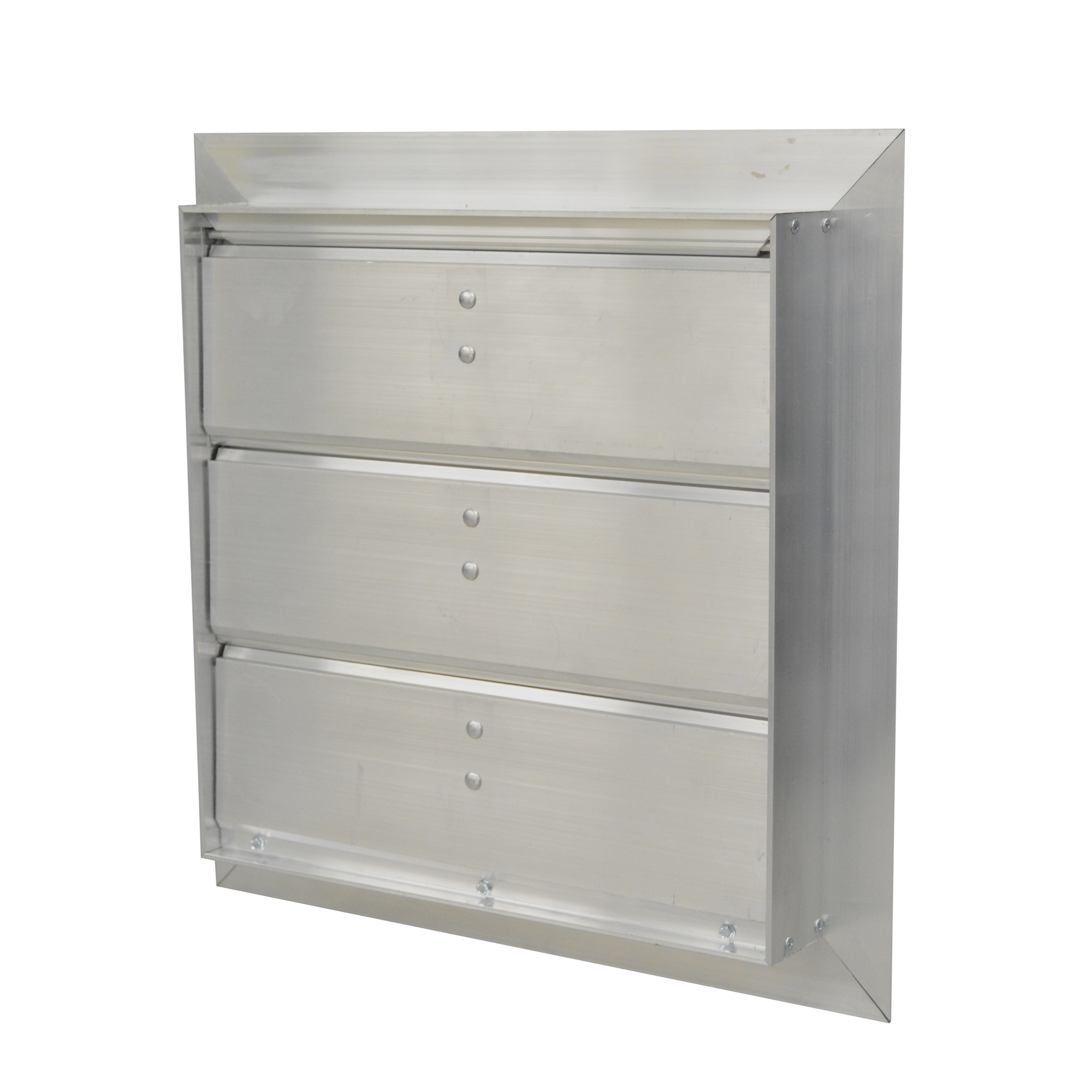 Canarm, Canarm Graivty Back Draft Damper, Material Aluminum, Height 3 in, Width 25 in, Model# SR3216X16